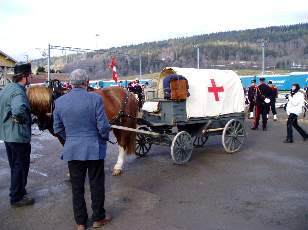 Comm�moration 1 f�vrier 1871, l'arm�e du G�n�ral Bourbaki entre aux Verri�res