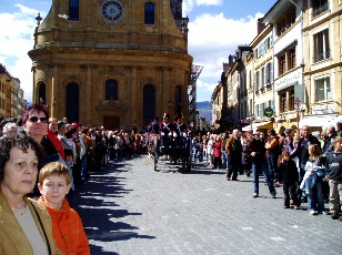 D�fil� batterie d'artillerie 30 hommes, Yverdon-les-Bains
