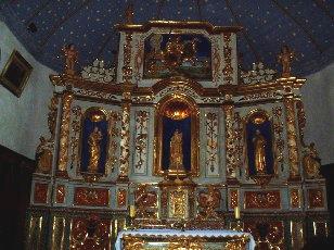 Retable renov� des Ferr�re d'Ast� � l'�glise Saint Martin � Antist