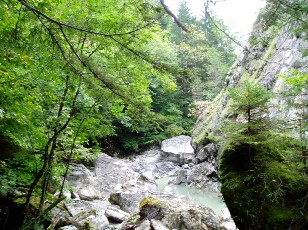 Les gorges de Jogne pr�s de Broc
