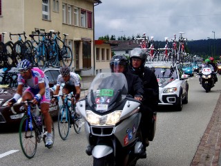 Passage du Tour de France 2009 � L'Auberson, �tape Pontarlier-Verbier